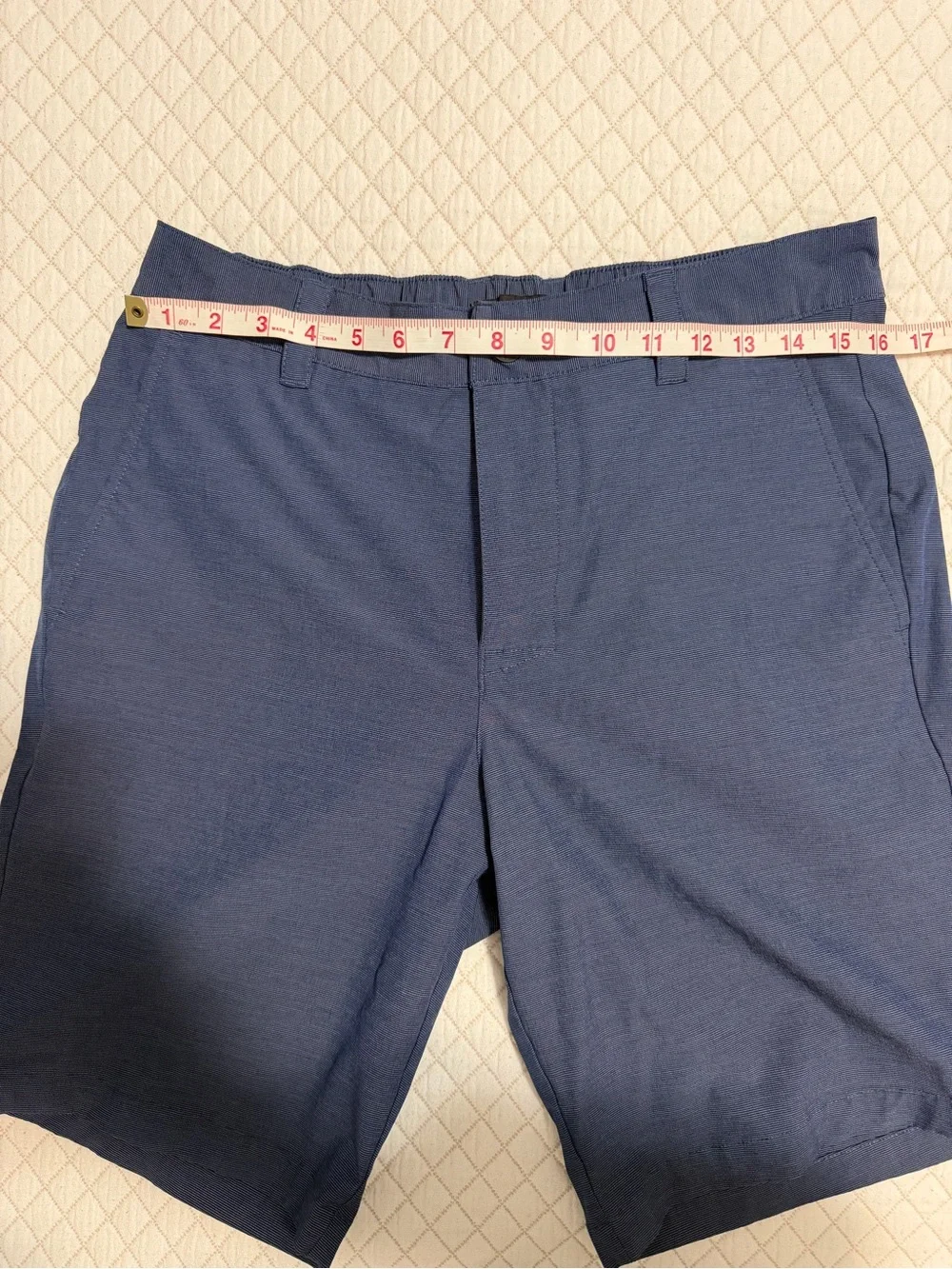 Banana Republic Men's Blue Hybrid Shorts Size 32 Elastic Waist